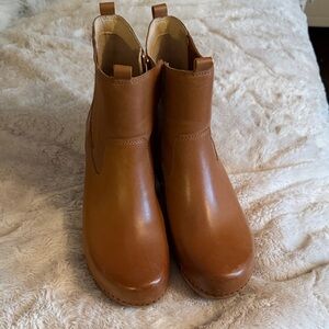 Dansko Chestnut Ankle Booties